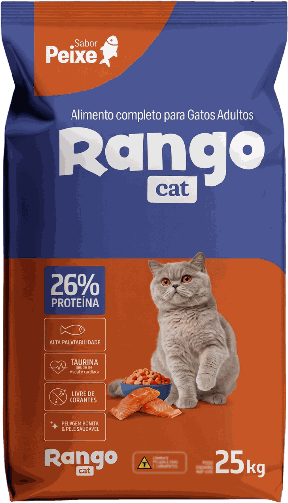 Embalagem Rango Cat Sabor Peixe