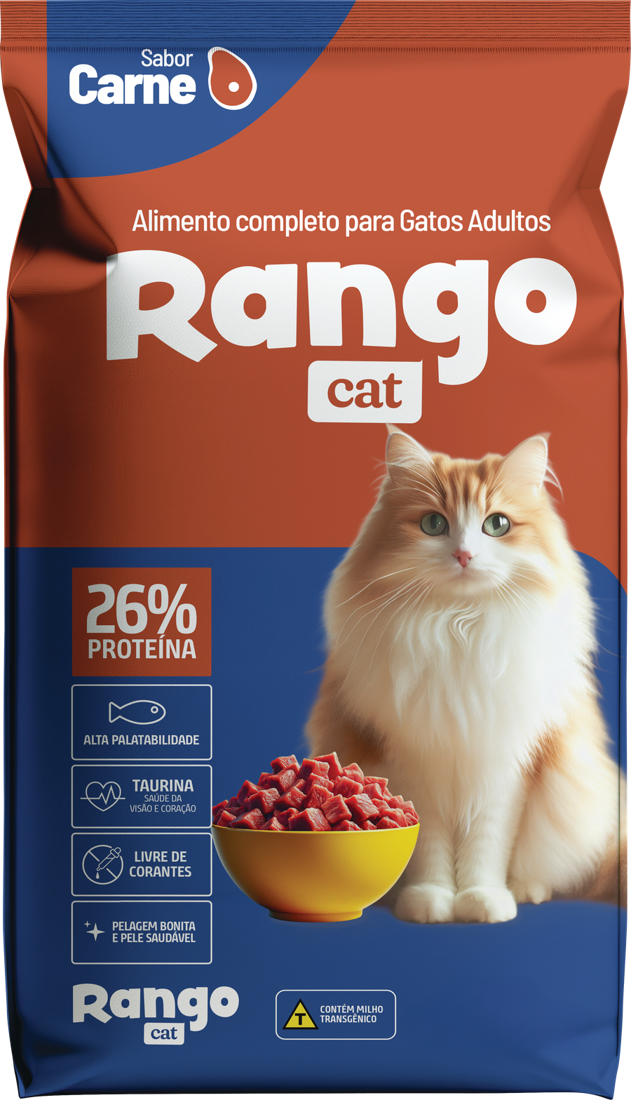Embalagem Rango Cat Sabor Peixe